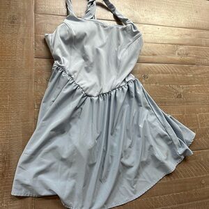 Light Blue Corset Active Dress